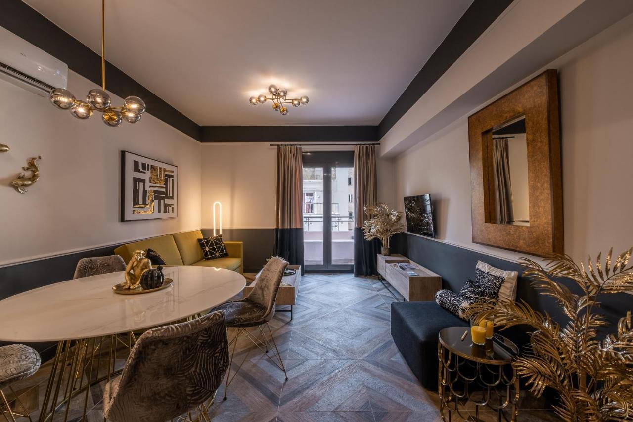 Exarcheia Vibe Penthouse 1 Apartment Athena Bagian luar foto